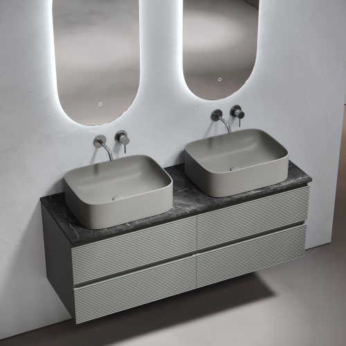 Столешница Sancos TT140A1 140х46 накладная цвет черный - фото 4